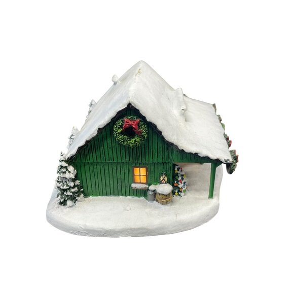 Hawthorne Village Homestead Tree Stand John Deere Christmas Village 7.5W Lighted - Picture 2 of 6